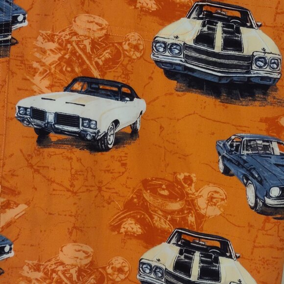 North River Short Sleeve Button Down Muscle Car Shirt - Picture 1 of 5
